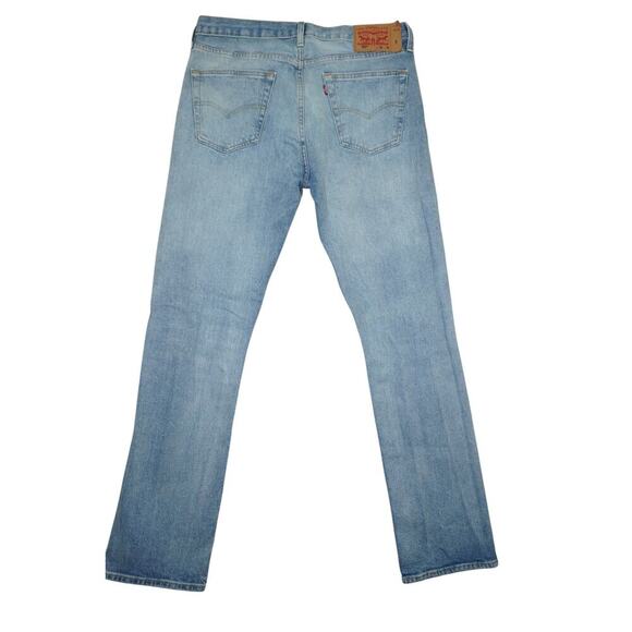 Levi’s 501 Distressed Button-Fly Jeans – 34x34 – Light Wash - Picture 4 of 5